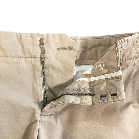 GAP Factory Favorite Chino Shorts Light Tan Khaki Size 12 Style 555022 3.5” - Picture 9 of 10